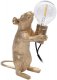 Интерьерная настольная лампа Mouse 10313 Gold. 