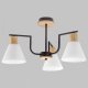 Потолочная люстра IMEX MD.5716-3-S-BK+WOOD. 