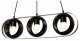 Подвесная люстра IMEX Rolf MD.21744-3-P-BK+CP. 