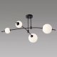 Потолочная люстра iLedex Epical 6827-4 BK+WH. 