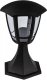 Наземный фонарь  НТУ 07-40-003 «Валенсия 1» черный. 