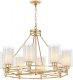 Подвесная люстра Lumina Deco Marietta LDP 8025-8 F.GD+WT. 