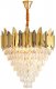 Подвесная люстра DeLight Collection Jadorel 7216 L5+3 gold/black. 
