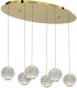 Подвесной светильник DeLight Collection Elliot Diamante MD20001012-6A gold. 