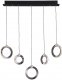 Подвесной светильник Lumien Hall Livin LH8028/5P-BK-PBK-SGD. 