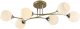 Потолочная люстра Seven Fires Dzhoeri SF3358/6C-GD-CR-WT. 