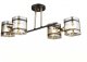Потолочная люстра Seven Fires Klaso SF3316/4C-BK-FGD. 