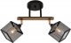 Спот Reluce 01591-3.3-02B BK+FGD+WOOD. 