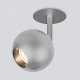 Встраиваемый светодиодный спот Elektrostandard Ball 9926 LED 12W 4200K серебро a053739. 