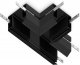 Коннектор T-образный встраиваемый Ambrella Light Track System Magnetic 220V GL1044. 