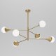 Подвесная люстра Eurosvet Calyx 60168/6 латунь. 