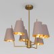 Подвесная люстра Eurosvet Topanga 60173/6 латунь a069017. 
