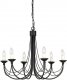 Подвесная люстра Elstead Carisbrooke CB6-BLACK. 