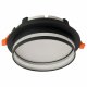 Светильник встраиваемый Feron DL702 LUNA потолочный GX70 черный круг 51098. 