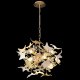 Подвесная люстра Crystal Lux LETISIA SP9 GOLD. 