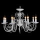 Подвесная люстра Eurosvet 60018/8 белый с золотом. 