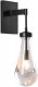 Бра DeLight Collection Raindrop MT9093-1W black brushed gold. 