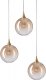 Подвесной светильник DeLight Collection MD23001045 MD23001045H-3A brass/champagne. 