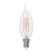 Лампочка светодиодная филаментная Optima Филамент Dim LED-CW35-6W/3000K/E14/CL/DIM/SLF. 