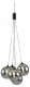 Подвесная люстра Moderli Renny V11722-5P. 
