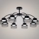 Потолочная люстра  68010-0.3-08 BK. 