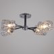 Потолочная люстра  26260-0.3-04 CR+BK. 