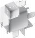 Соединитель угловой Accessories for tracks Radity TRA084CT-12W. 