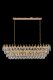 Подвесная люстра Melanie LE6880/1000L GD. 