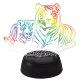 Светильник декоративный  ULI-M508 RGB/3AA TIGER FAMILY/BLACK. 