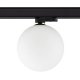Трековый трехфазный светильник Nowodvorski Ctls Ctls Snowball Black 11296. 