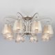 Потолочная люстра Eurosvet 60065/8 серебро. 