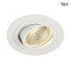 Встраиваемый светодиодный светильник SLV New Tria Led DL Round Set 113871. 