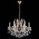 Подвесная люстра Crystal Lux Hollywood SP6 Gold. 