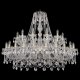 Подвесная люстра Bohemia Ivele Crystal 1411/24+12/460/G. 