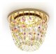 Встраиваемый светильник Ambrella light Crystal K2075 G/PR. 