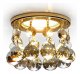 Встраиваемый светильник Ambrella light Crystal K2051C KF/G. 