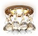 Встраиваемый светильник Ambrella light Crystal K2051 CL/G. 