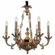 Подвесная люстра Lucia Tucci Firenze 1781.8.2 Antique Gold. 