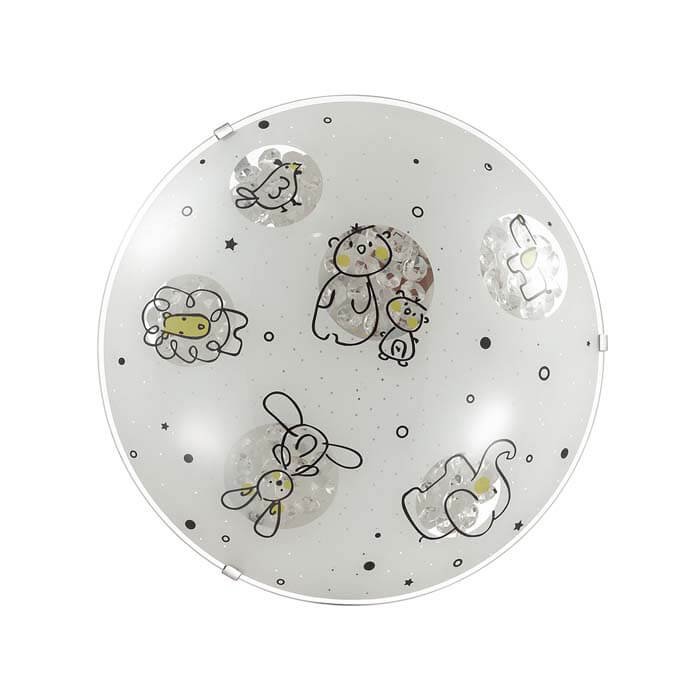 Настенно-потолочный светодиодный светильник Sonex Atila 2069/BL. 