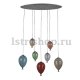Подвесная люстра Ideal Lux Clown SP7 Color. 