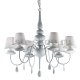 Подвесная люстра Ideal Lux Blanche SP6 Bianco. 