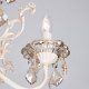 Подвесная люстра Eurosvet 3281/5 белый с золотом/тонированный хрусталь Strotskis. 