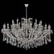 Подвесная люстра Crystal Lux Hollywood SP20+10 Chrome. 
