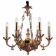 Подвесная люстра Lucia Tucci Firenze 1781.6.2 Antique Gold. 