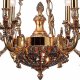 Подвесная люстра Lucia Tucci Firenze 1781.6.2 Antique Gold. 