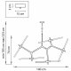 Подвесная люстра Lightstar Struttura 742107. 