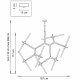 Подвесная люстра Lightstar Struttura 742147. 