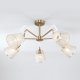 Потолочная люстра Eurosvet Alicante 60082/5 золотая бронза. 