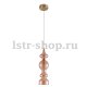 Подвесной светильник Crystal Lux Iris SP1 A Amber. 