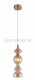 Подвесной светильник Crystal Lux Iris SP1 A Amber. 